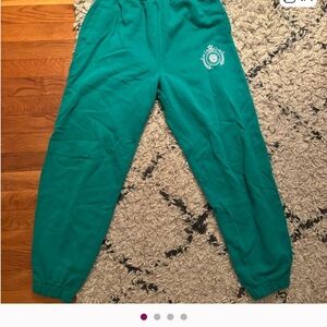 Holister green sweatpants